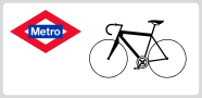 Madrid en bici Metro