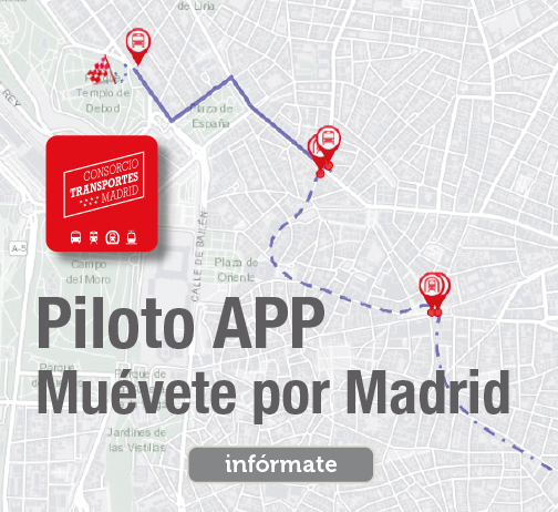 Piloto de la app Muévete por Madrid