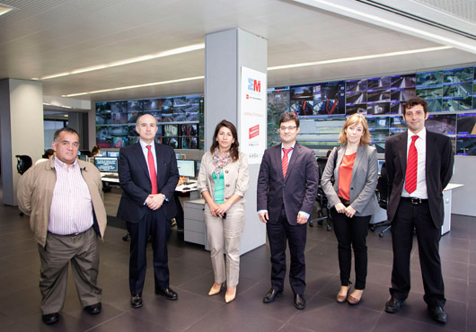 La delegación de Chile, recibida por el director gerente del CRTM, Jesús Valverde