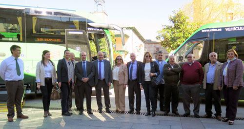 Presentación buses El Gato Villa del Prado