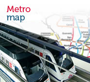 Metro map, open new window