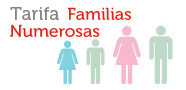 Tarifa familias numerosas