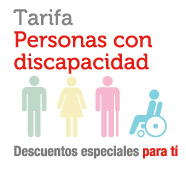 Tarifa personas con discapacidad