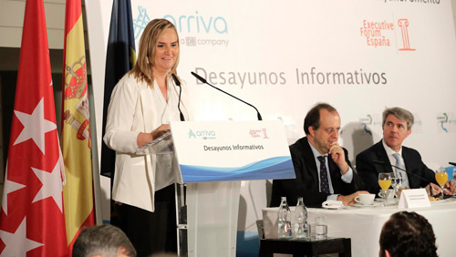 Gonzalo participa en los desayunos informativos de Executive Forum presentada por el presidente regional, Ángel Garrido