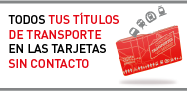 Tarjetas transporte sin contacto