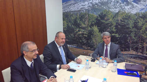 Ángel Garrido con el vicepresidente primero del Cabildo de Tenerife