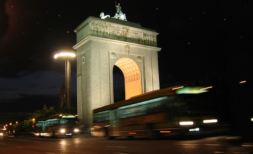 Autobuses Interurbanos nocturnos en Moncloa 