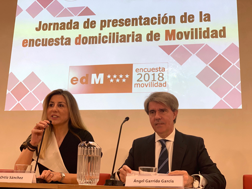 Ángel Garrido presenta los resultados de la Encuesta Domiciliaria de Movilidad 2018