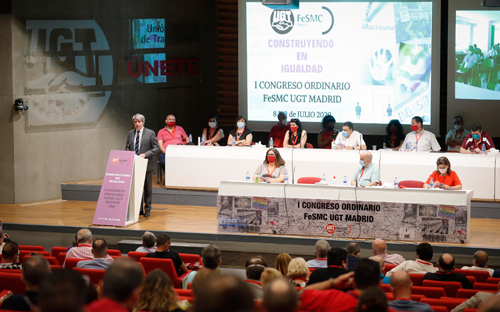 Intervención de Ángel Garrido en el I Congreso de la Federación de Servicios, Movilidad y Consumo de UGT Madrid.