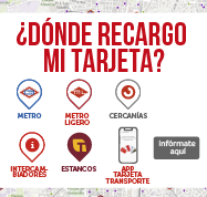 Puntos de recarga de la Tarjeta Transporte Público