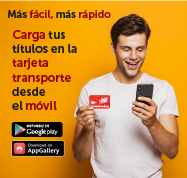 App para la carga de títulos de transporte. Recarga la tarjeta con el móvil usando NFC 