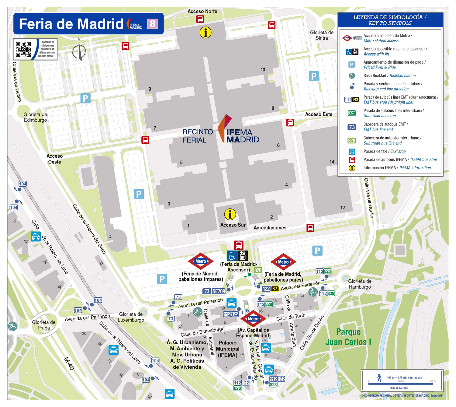 Plano Zonal Feria de Madrid (Plano)