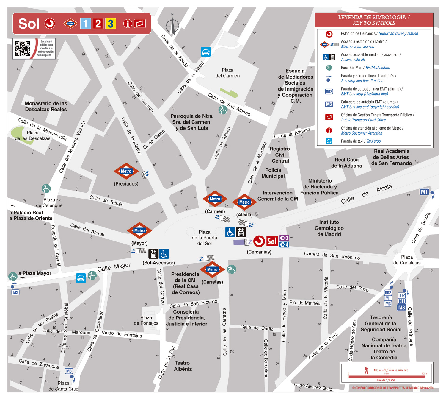 Sol station zonal map