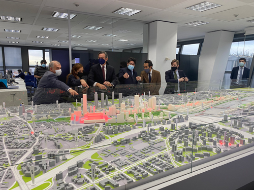 David Pérez se reúne con el presidente de Distrito Castellana Norte