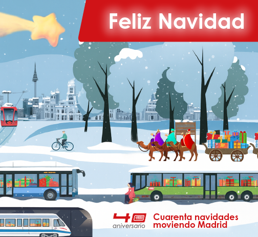 Cuarenta navidades moviendo Madrid (plan de movilidad)