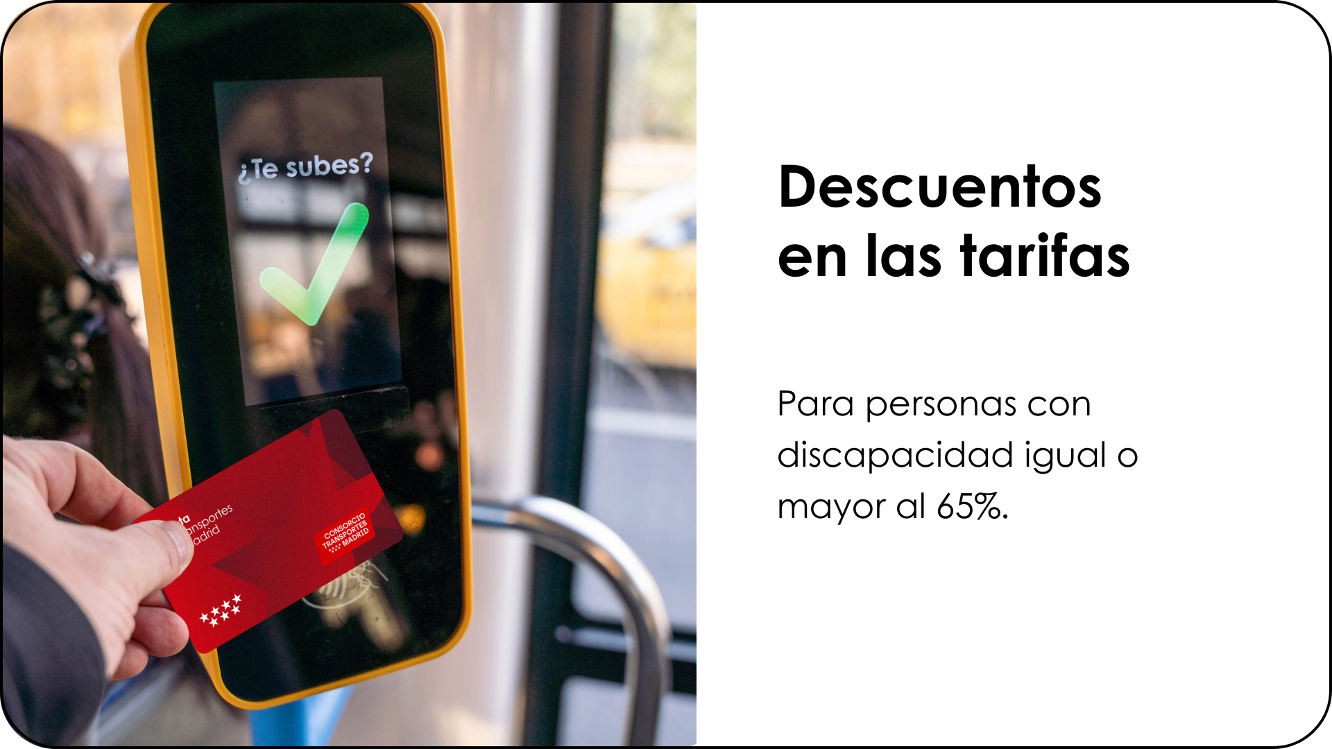 Consulta los descuentos para personas con discapacidad