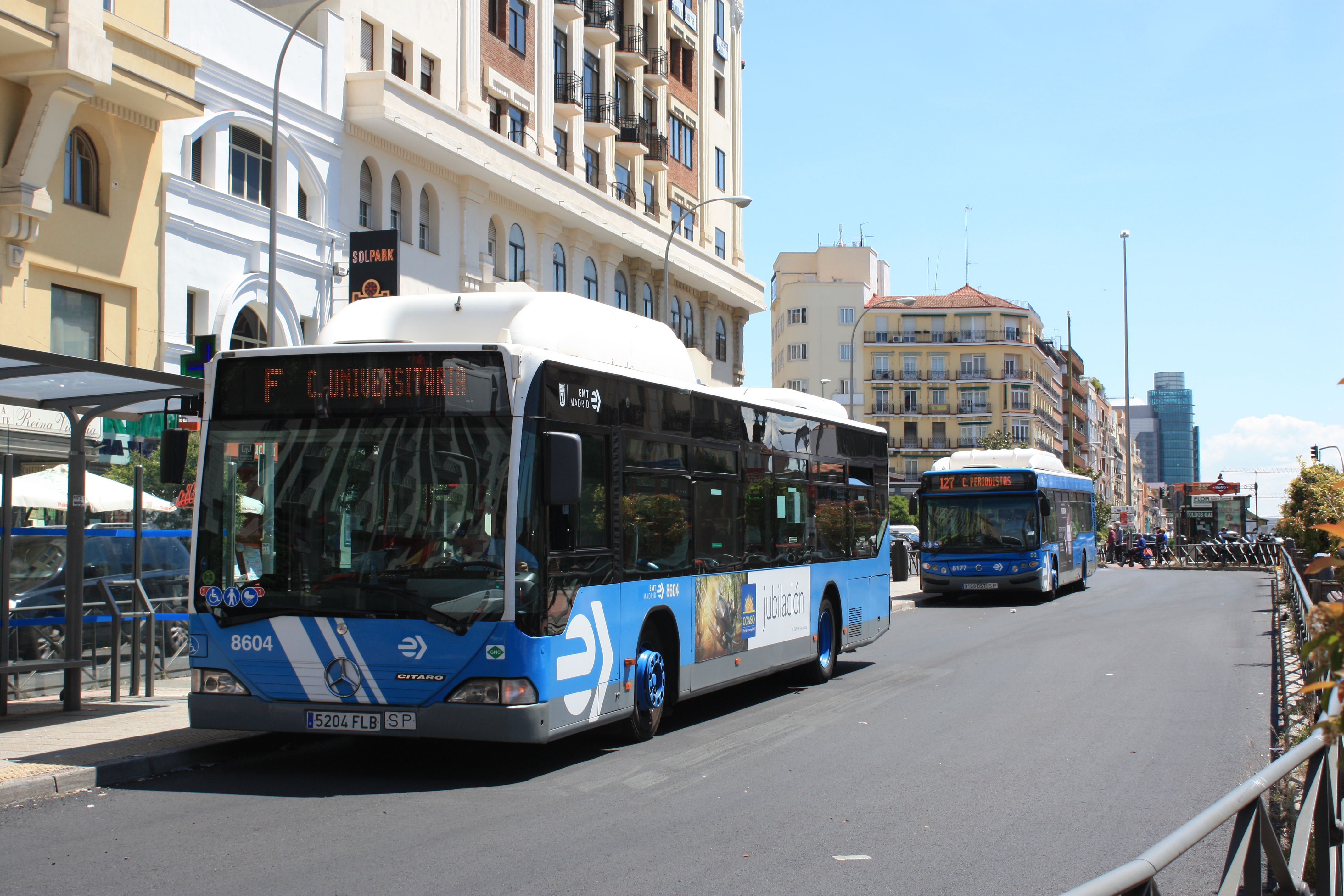 Refuerzo del transporte público durante la EvAU
