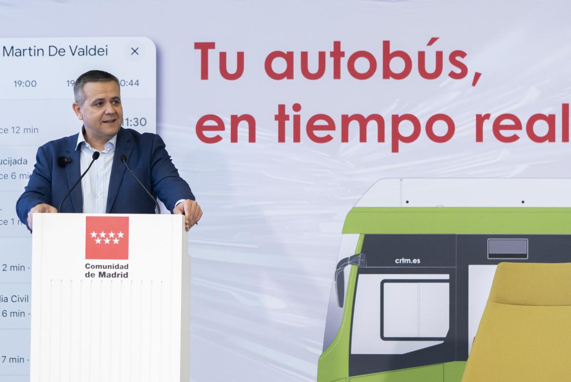El consejero Rodrigo ha presentado hoy el tiempo real de autobuses en Google Maps