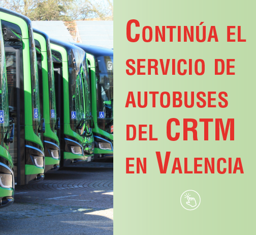 El CRTM envía autobuses a Valencia para conectar municipios afectados por la DANA