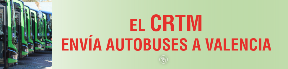 El CRTM envía autobuses a Valencia para conectar municipios afectados por la DANA