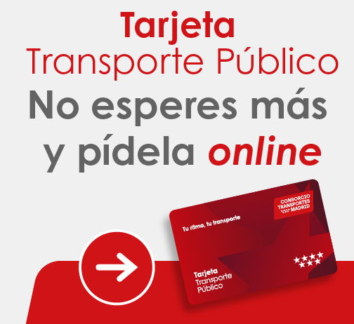 Con la solicitud online de la Tarjeta Transporte Público, ahorras esperas y desplazamientos