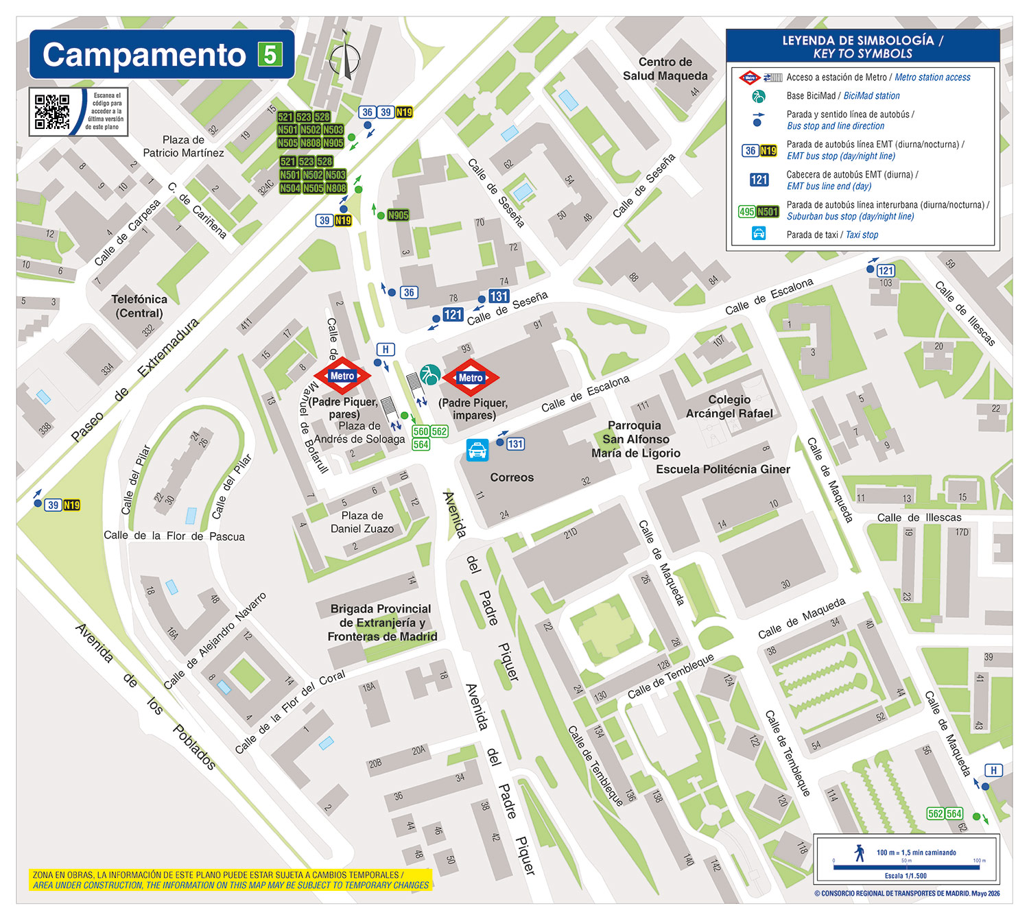 Plano Zonal Metro Campamento