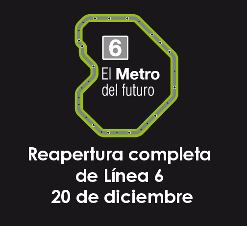 Accede a la nota de prensa sobre la reapertura de la línea 6 de Metro