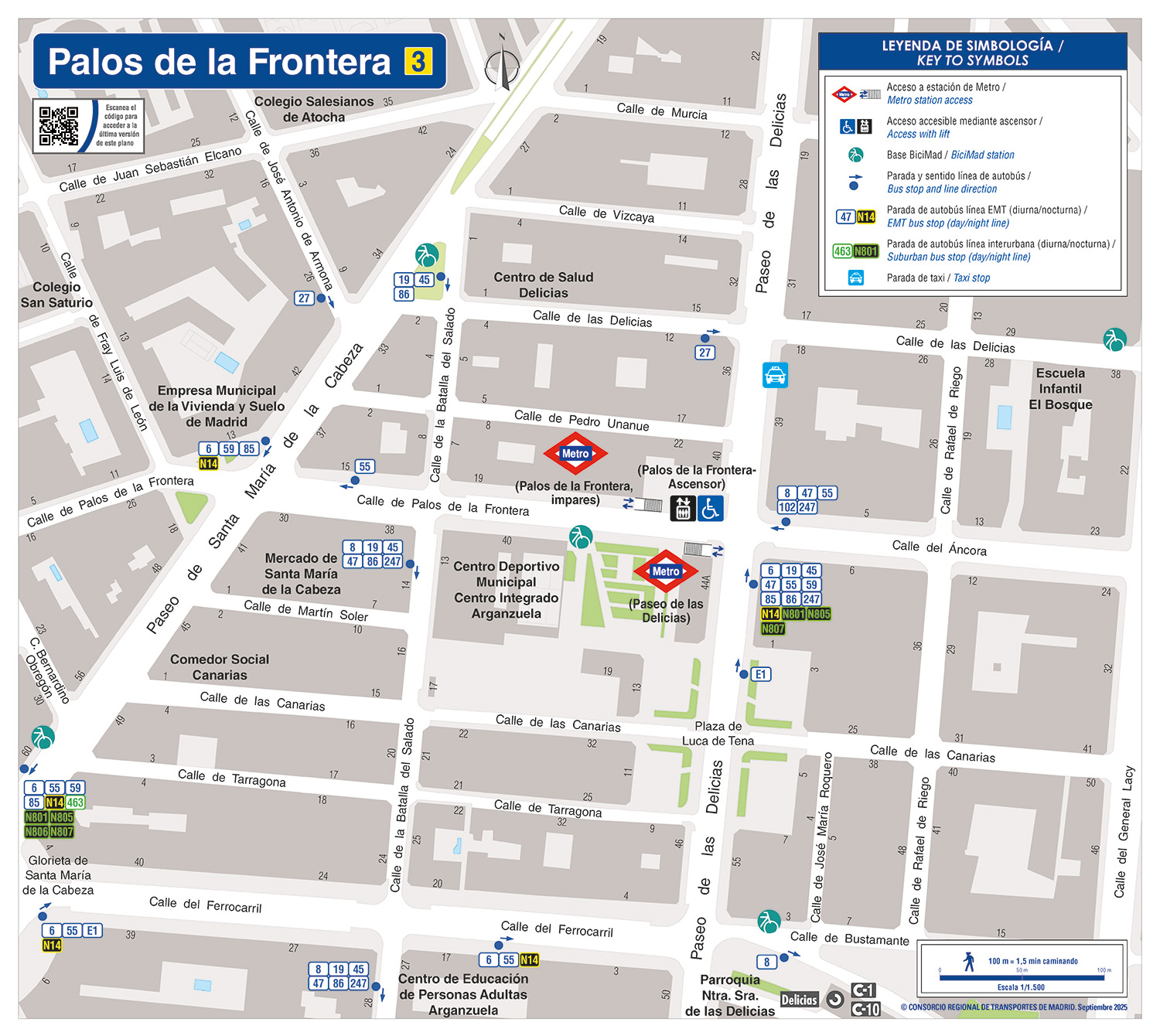 Plano Zonal Metro Palos de la Frontera